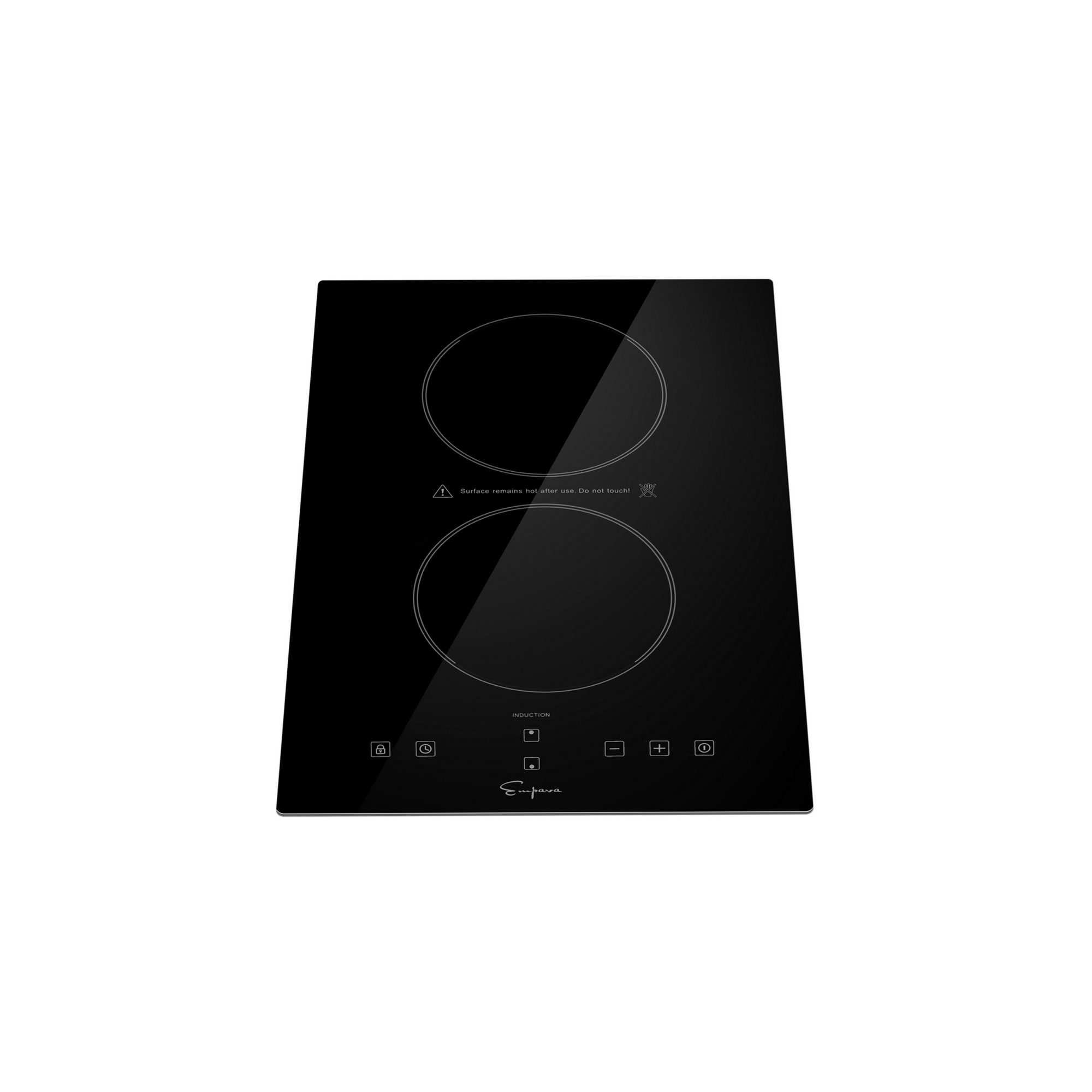 Empava IDC12 12 inch Portable Induction Cooktop with sleek design and control panel.